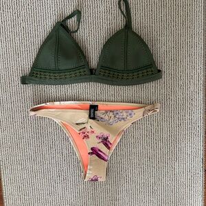 TRIANGL Olive Bikini Top
